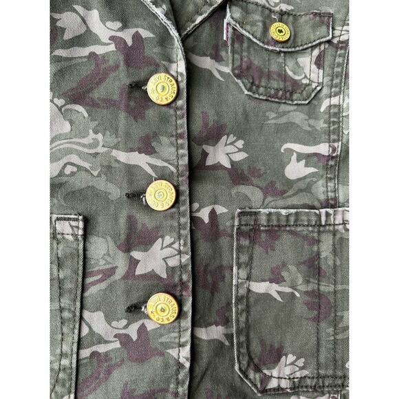 Levi Strauss Tab Twills California Limited Camo Women’s Studded Jacket Size L - Picture 3 of 8